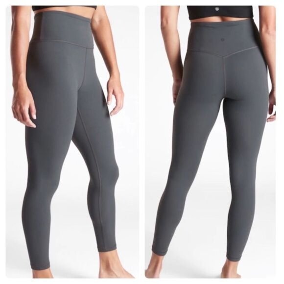 Athleta Pants - Athleta Ultra High Rise Elation 7/8 Tight Gray Women's Size Small